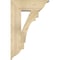 Ekena Millwork Merced Traditional Rough Sawn Bracket w/ Offset Brace, Douglas Fir, 8"W x 22"D x 34"H BKT0806X22X34MRC01RDF - alternate 3